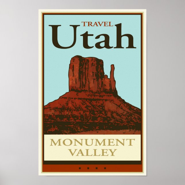 Travel Utah Poster (Front)