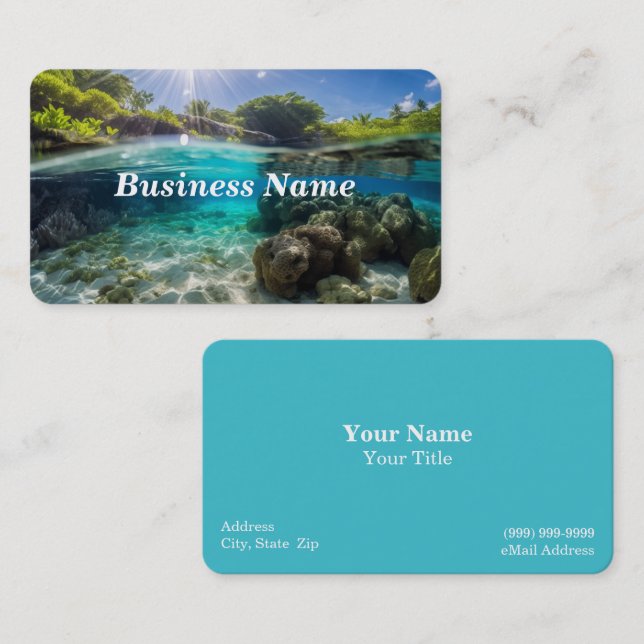 Travel / Vacation Business Card (Front/Back)