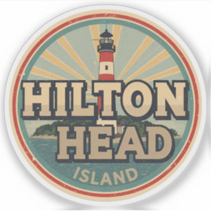 Travel vintage Hilton Head Island lighthouse gifts