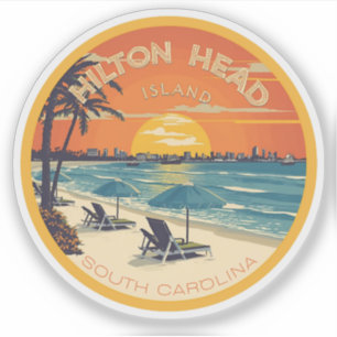 Travel vintage Hilton Head Island lighthouse gifts