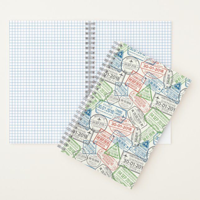 Travel Visa Stamp Notebook (Inside)