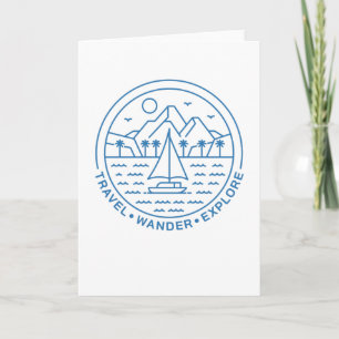 Travel Wander Explore Card