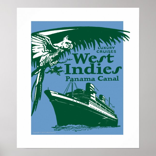 TRAVEL-West Indies Poster (Front)