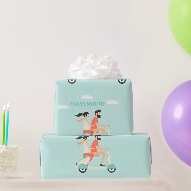Travel With Me Wrapping Paper (Creator Uploaded)