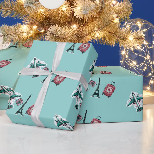 Travel Wrapping Paper (Holidays)