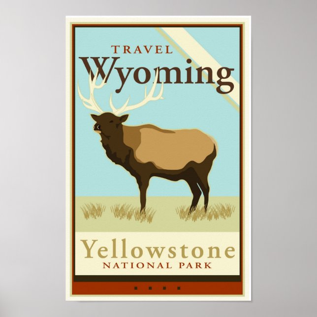 Travel Wyoming Poster (Front)
