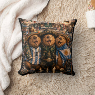Traveling Capybara Pillows