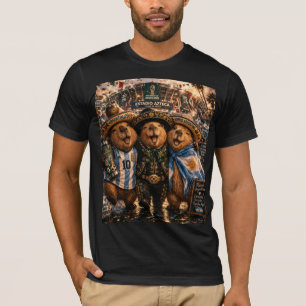Traveling Capybaras Mexico World Cup 2026 T-Shirt