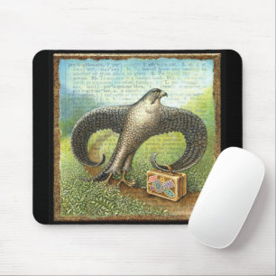 Traveling Falcon Mousepad, Peregrinate Mouse Pad