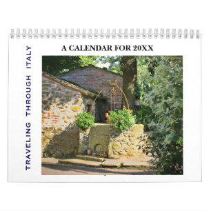 Traveling Through Picturesque Italy 20XX Calendar