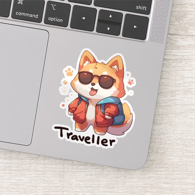 Traveller Anime Cool Dog (Detail)