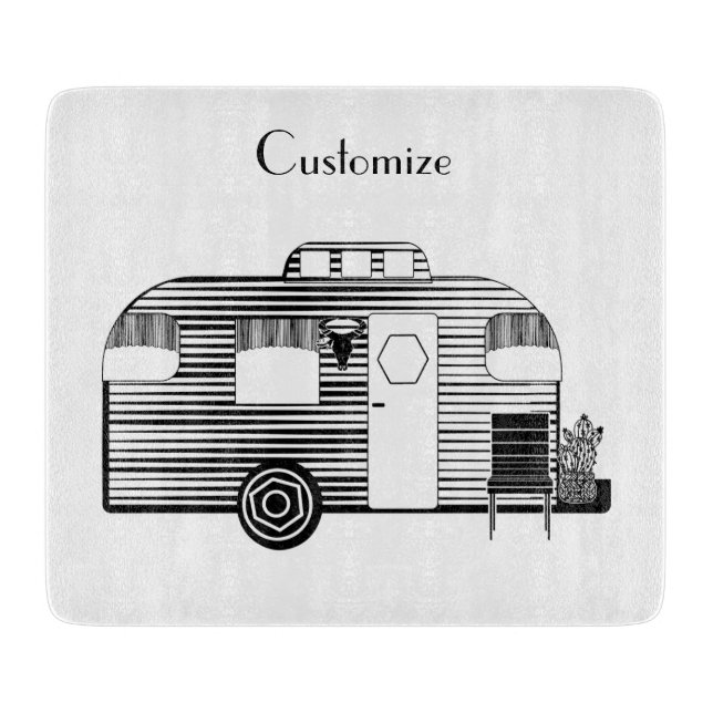 Traveller Camper Caravan Thunder_Cove Cutting Board (Front)