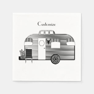 Traveller Camper Caravan Thunder_Cove  Napkin