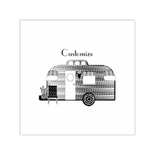 Traveller Camper Caravan Thunder_Cove Self-inking Stamp