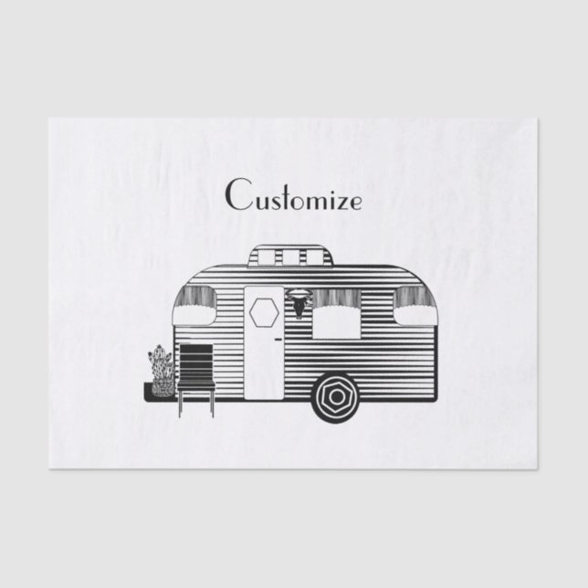 Traveller Camper Caravan Thunder_Cove Tissue Paper (Front)