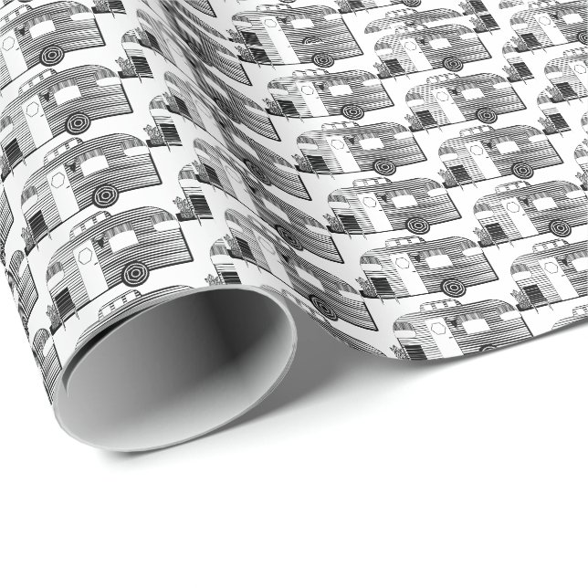 Traveller Camper Caravan Thunder_Cove Wrapping Paper (Roll Corner)