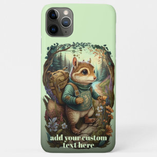 Traveller Chipmunk Wildflower Cottagecore Custom Case-Mate iPhone Case