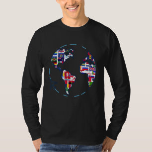 Traveller Countries World Flags International Worl T-Shirt
