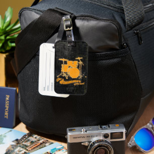 Traveller Drummer Luggage Tag