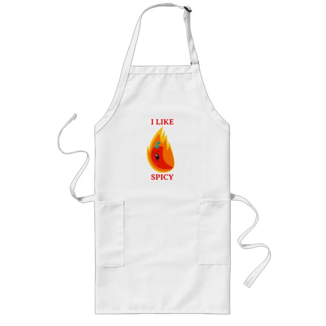 Traveller, foodie, funny,extrovert and cute design long apron (Front)