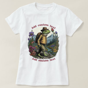 Traveller Frog wildfower forest Toad, Frog Lovers T-Shirt