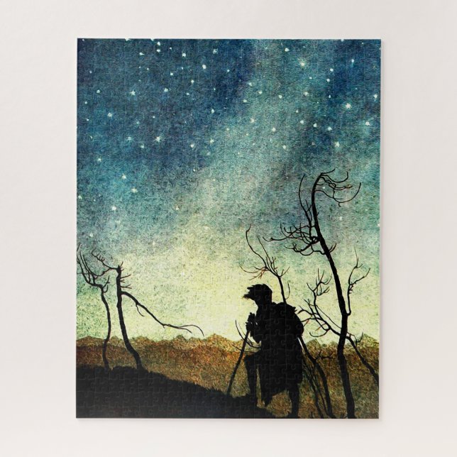 Traveller in the Night Sky Jigsaw Puzzle (Vertical)