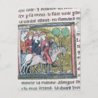 Travellers, from the Roman de Jules Cesar