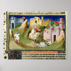 Travellers outside Peking with Odorico Poster