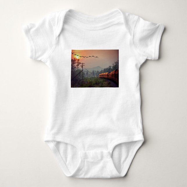 Travelling Baby Bodysuit (Front)