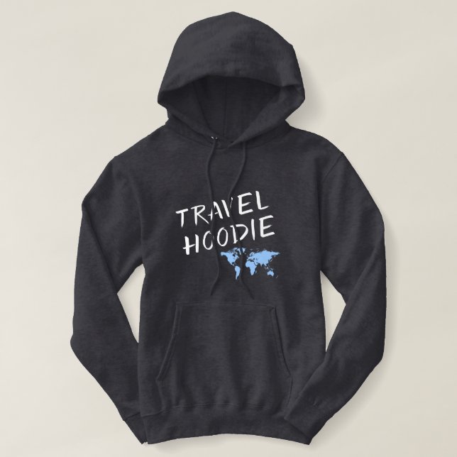 Travelling Black Women Signature "Travel Hoodie" Hoodie (Design Front)