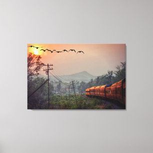 Travelling Canvas Print