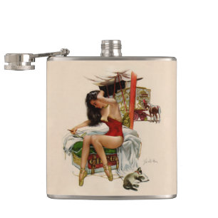 Travelling Circus Hip Flask