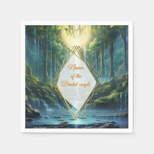 Travelling Destination Landscapes of Our World Napkin