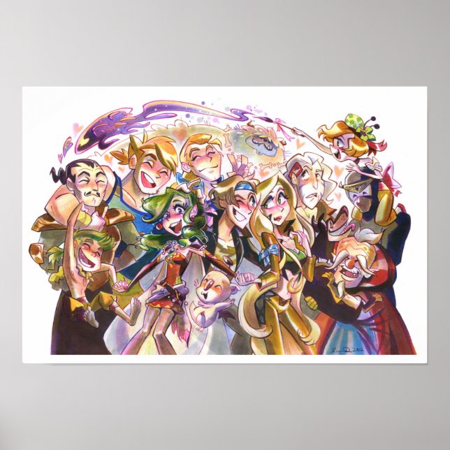 Travelling Fantasy Friends Poster (Front)