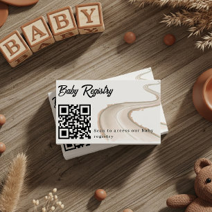 Travelling from Partners to Parents Baby Registry Enclosure Card