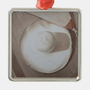 Travelling Hat 2012 Metal Tree Decoration