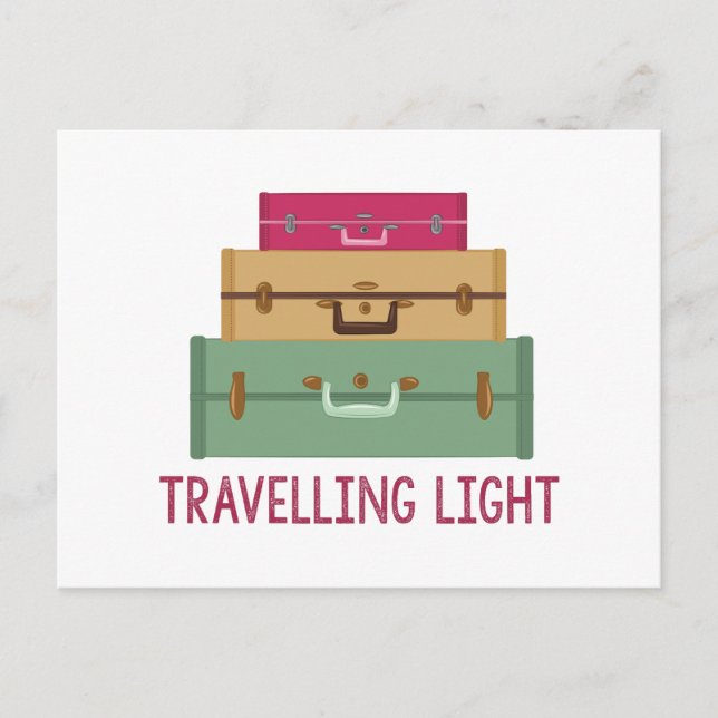 Travelling Light Postcard (Front)