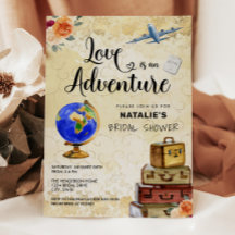 Travelling Love is an Adventure Bridal Shower