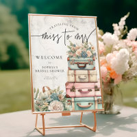 Travelling Miss to Mrs Vintage Floral Bridal Showe