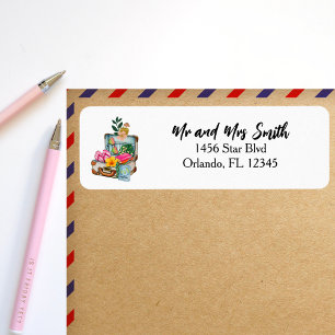 Travelling Mum Vintage Suitcase Passport Cute