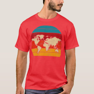 Travelling Retro Cartography International Travell T-Shirt