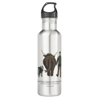 travelling the path of our ancestors in Gaelic 710 Ml Water Bottle