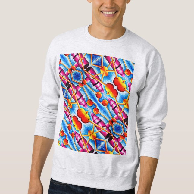 Travelling Through Space Pattern Sweatshirt 7 (Front)