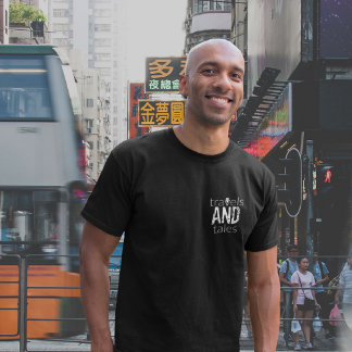 Travels and Tales [White Logo] Men's T-Shirt
