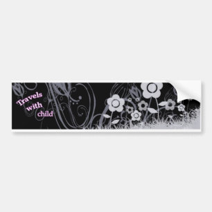 Travels With Child Bumper Sticker