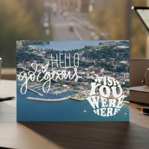 Traverse City Michigan Hello Gorgeous  Postcard