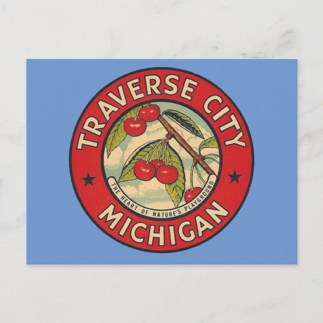Traverse City, Michigan -  Postcard (Front)