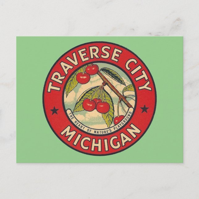 Traverse City, Michigan -  Postcard (Front)