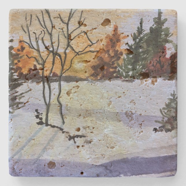 Travertine Coaster (Front)