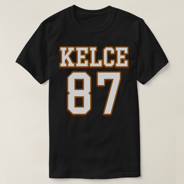 Travis Kelce Jersey T-Shirt (Design Front)